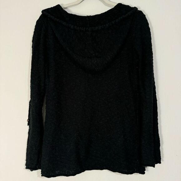 Faded Glory Cotton Knit Jacquard Hooded Pullover M - Picture 3 of 5